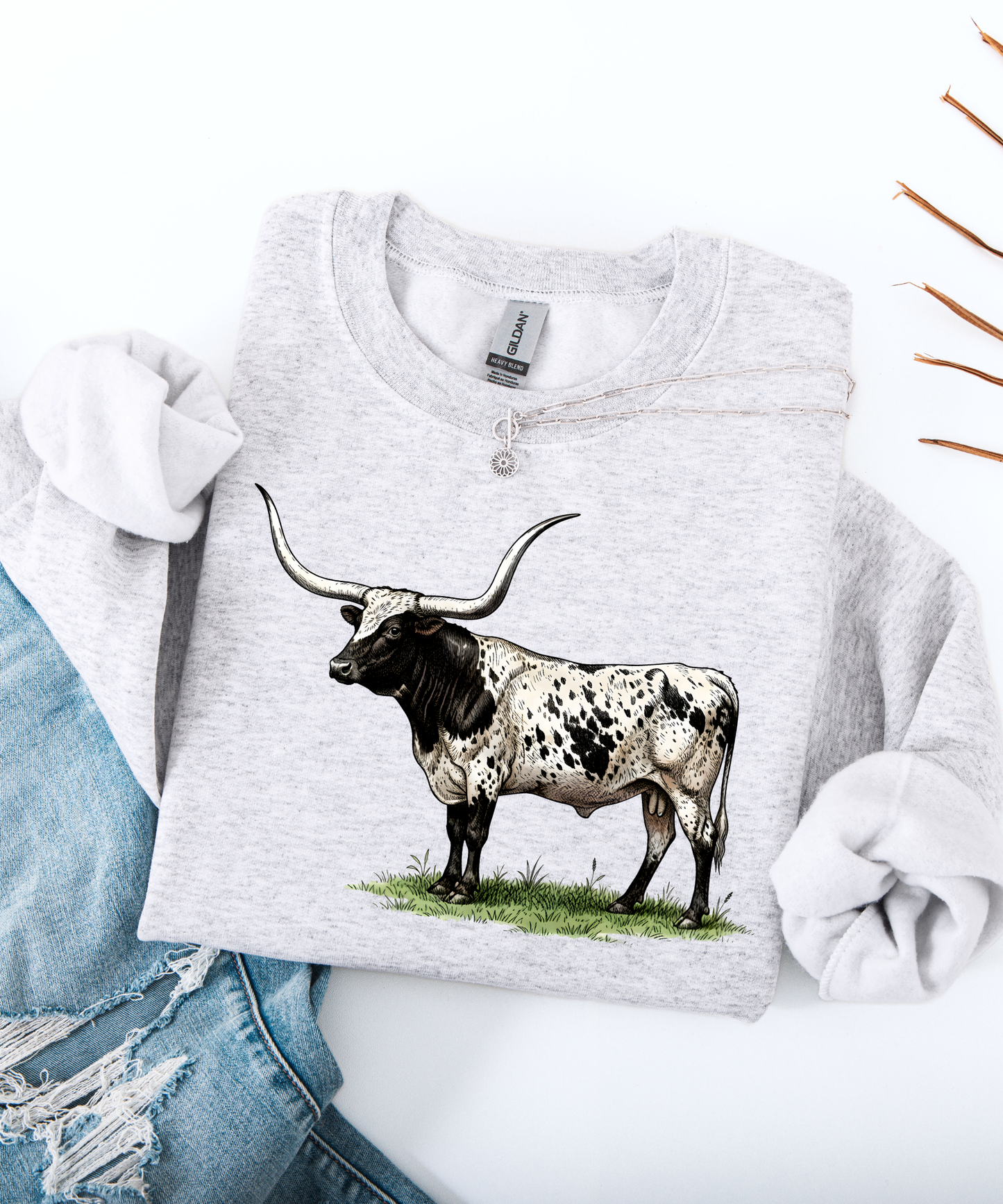 Montana Longhorn Crewneck