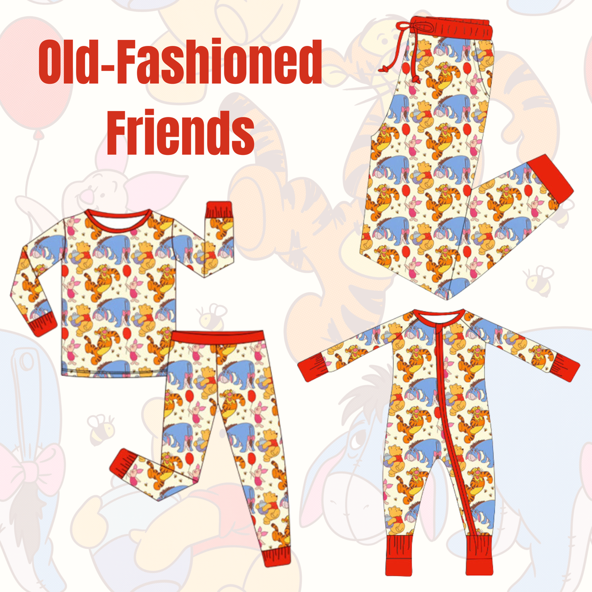 Pre Order Adult Joggers Old Fashioned Friends