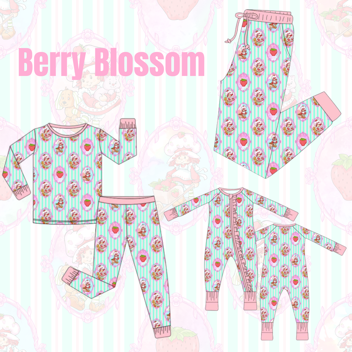 Pre order Berry Blossom LS set