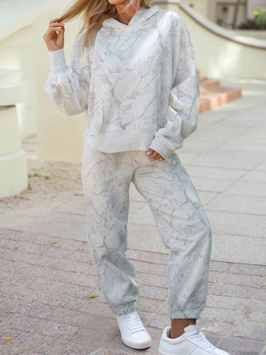 Camo Hoodie 2pcs Jogger Set PreOrder (Arrives Mid Oct)