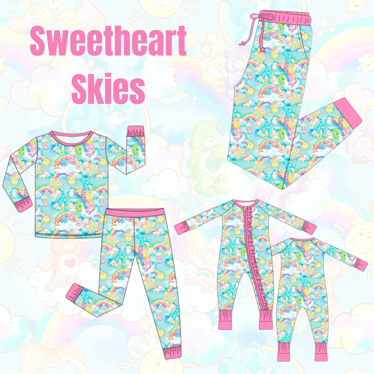 Pre order Sweet Heart Skies LS set
