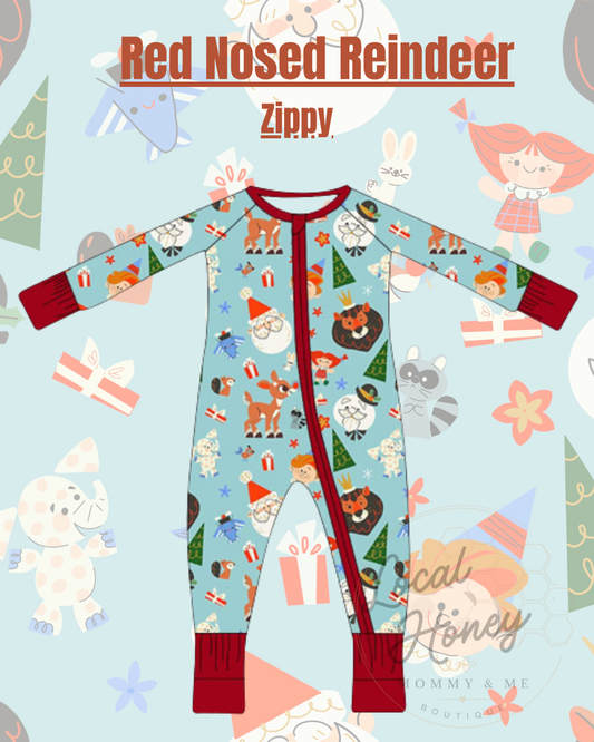 Pre order Zippy Red Nosed Reindeer