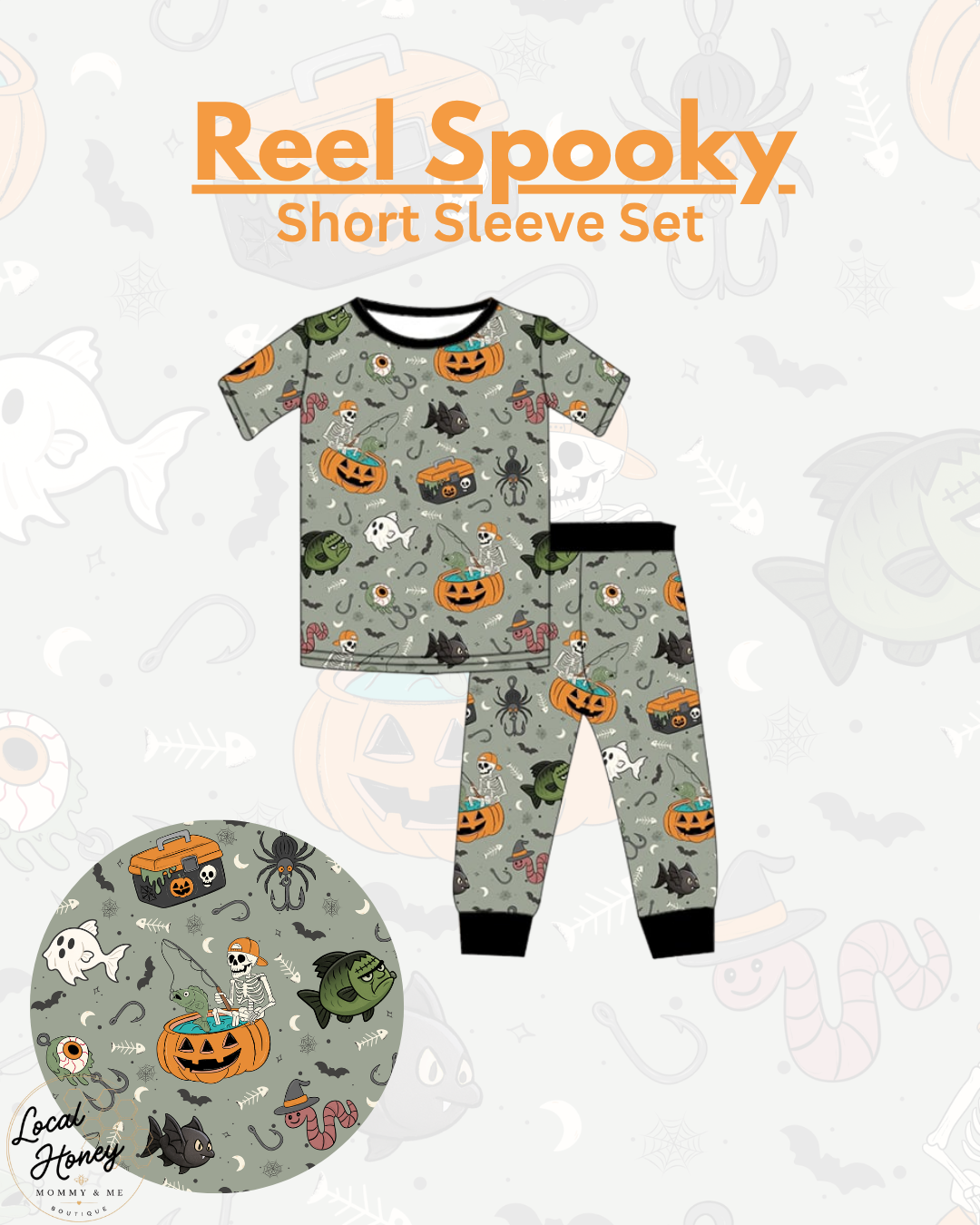 Pre order Reel Spooky Short sleeve set