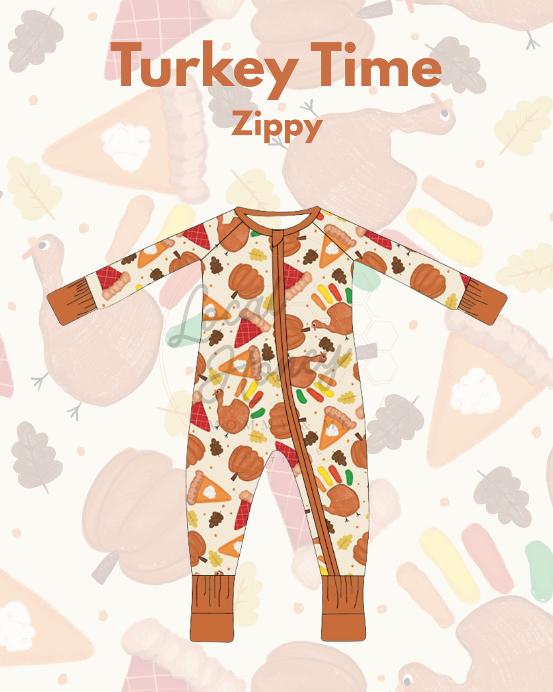 Pre order Turkey Time zippy