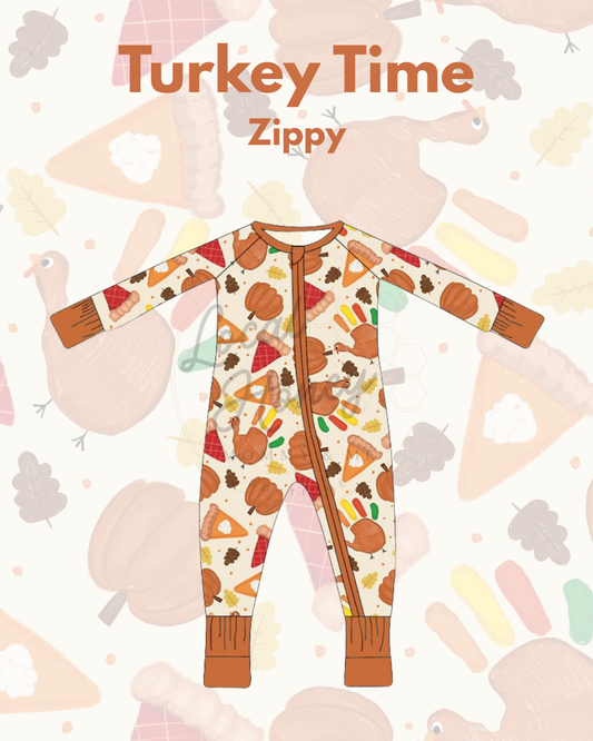 Pre order Turkey Time zippy