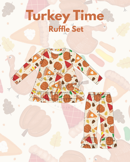 Pre order Turkey Time Ruffle Set