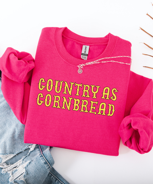 Country as Cornbread Crewneck
