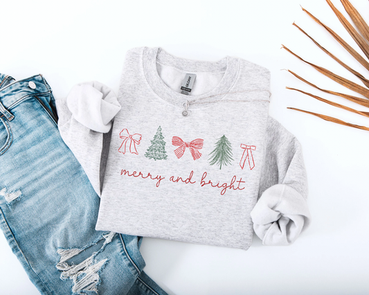 Merry and Bright Crewneck