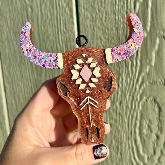 Aztec Bull Skull Freshie - Fragrance: Jax Teller