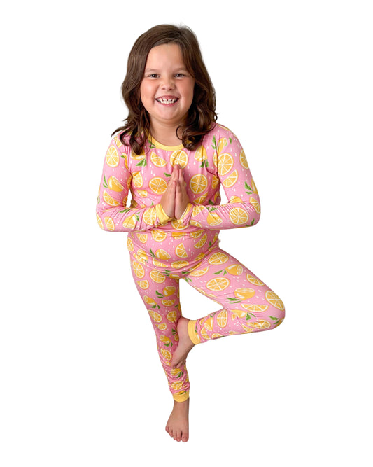 Pink Lemonade Bamboo 2 Piece Set
